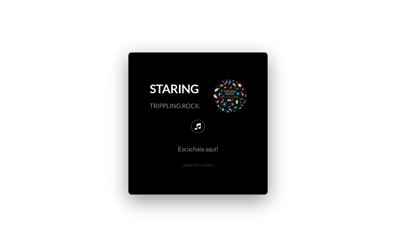 Carrd profile picture for @staring